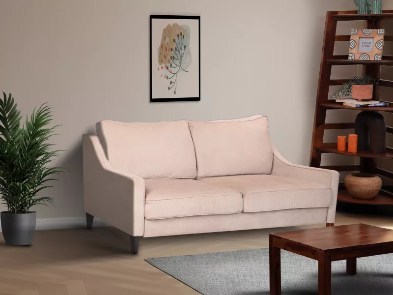 Aster 3 Seater Lounger in Beige Color